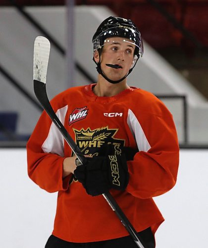 Brandon Wheat Kings veteran forward Rylen Roersma is enjoying the early stage of the new season as he gets to know the newcomers to the team. (Perry Bergson/The Brandon Sun)
Sept. 13, 2023