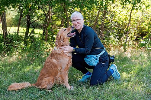 MIKE DEAL / WINNIPEG FREE PRESS
Sunny Szpak-Holly with her dog, Sophie.
Sunny Szpak-Holly is photographer who takes photographs of pets &#x2013; she&#x2019;s shot bearded dragons and doves as well as more conventional pets such as dogs and cats. 
See AV Kitching story
230913 - Wednesday, September 13, 2023.