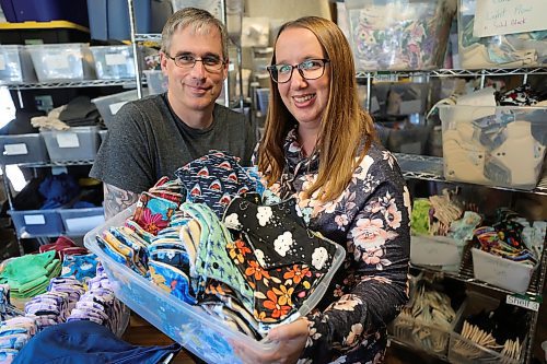 RUTH BONNEVILLE / WINNIPEG FREE PRESS

ENT - Tree Hugger cloth pads

 Crystal and Scott Burton are the husband-and-wife duo behind Tree Hugger Cloth Pads, a local company that specializes in reusable menstrual hygiene products. They realized TikTok would be helpful for business, but Crystal's too shy -- so Scott decided to get in front of the camera, and has gone viral. We need some portraits of the couple for a story running in Thursday Arts &amp; Life. 


Story by Jen Zoratti

Sept  12th, 2023

