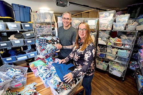 RUTH BONNEVILLE / WINNIPEG FREE PRESS
ENT - Tree Hugger cloth pads
Crystal and Scott Burton are the husband-and-wife duo behind Tree Hugger Cloth Pads, a local company that specializes in reusable menstrual hygiene products. They realized TikTok would be helpful for business, but Crystal's too shy -- so Scott decided to get in front of the camera, and has gone viral. We need some portraits of the couple for a story running in Thursday Arts & Life.
Story by Jen Zoratti
Sept 12th, 2023