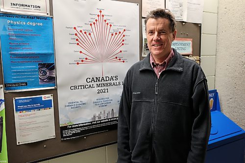 Brandon University's Geology chair Simon Pattison. (Abiola Odutola/The Brandon Sun)