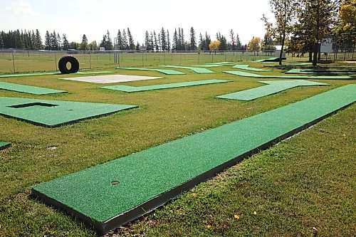 14092023
A new mini-golf course under construction beside the Hamiota Aquatic Centre is one of the area projects that have been funded by Acres for Hamiota, a growing initiative that raises funds for a variety of community projects.
(Tim Smith/The Brandon Sun)
