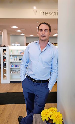 RUTH BONNEVILLE / WINNIPEG FREE PRESS
BIZ - Northway Pharmacy
Portrait of Darren Murphy, CEO of Northway Pharmacy.
What: Northway Pharmacy doesnմ offer pharmacy inducements (like rewards or discounts). This is for an article on the College of Pharmacists of Manitoba considering banning pharmacy inducements.
See story by Gabby
Sept 18th, 2023