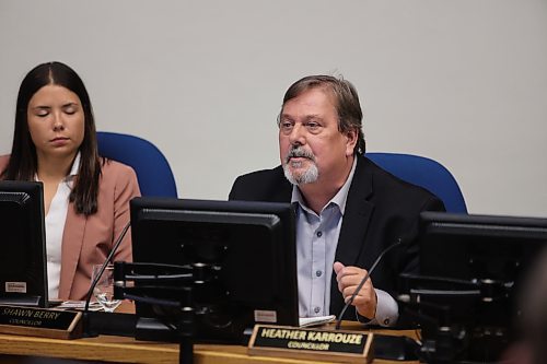 Coun. Shawn Berry (Ward 7) wanted to know at Monday's Brandon City Council meeting what the city would have done if it hadn't received additional provincial funding being used to cover a projected budget shortfall by the end of the year. (Colin Slark/The Brandon Sun)