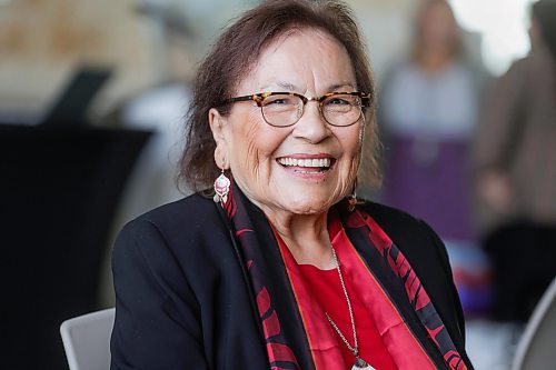 RUTH BONNEVILLE / WINNIPEG FREE PRESS

LOCAL STDUP - Resistance on the Giimooch

Elder Mary Courchene, residential school survivor is honoured at special ceremony at CMHR Monday. 


The Manitoba Teachers&#x560;Society and Seven Oaks School Division announce new Indigenous resource for schools to highlight National Truth and Reconciliation Week, Sept. 25 - 30, at Canadian Museum for Human Rights Monday. 

Elder Mary Courchene, residential school survivor, and members of her family, Seven Oaks School Division Superintendent Brian O&#x54c;eary, and Manitoba Teachers&#x560;Society President Nathan Martindale, launch  Resistance on the Giimooch (Ojibwe for &#x4b3;ecret&#x4e9;, a collaboration between SOSD and MTS based on the life of Elder Mary Courchene. These lessons channel her story of truth, resistance, and healing to reclaim identity, language, culture and community for herself and her family.

 Sept 25th, 2023

