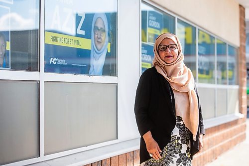 MIKAELA MACKENZIE / WINNIPEG FREE PRESS

PC candidate Saima Aziz at her campaign office on Monday, Sept. 25, 2023. For Danielle story.
Winnipeg Free Press 2023.