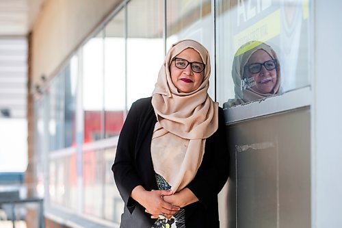 MIKAELA MACKENZIE / WINNIPEG FREE PRESS

PC candidate Saima Aziz at her campaign office on Monday, Sept. 25, 2023. For Danielle story.
Winnipeg Free Press 2023.