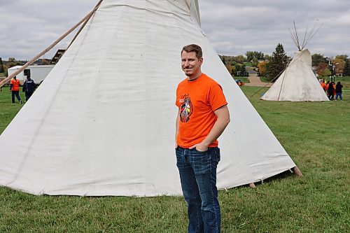 City of Brandon’s volunteer James Maxon (Abiola Odutola/The Brandon Sun)