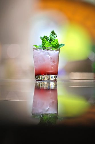 RUTH BONNEVILLE / WINNIPEG FREE PRESS

ENT - Passerby

Photo of la boozy cocktail called Bramble, with gin, Creme de Casis, mint and lemon, by local bartender Josey Krahn at Passerby, the new Forks cocktail bar and eatery which is located at the Forks food hall (former Passero space).


Subject: The Forks has opened a new cocktail lounge/food hall area inside the former Passero restaurant space. The concept is called Passerby and is a collaboration with local bartender Josey Krahn, who will be lining up chefs to host pop-up events in the space. Looking for a photo of Josey, drinks and food.

Eva Wasney's story.

Sept 22nd,  2023
