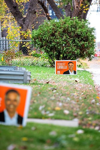 MIKAELA MACKENZIE / WINNIPEG FREE PRESS

Election signage on Goulet Street on Wednesday, Sept. 27, 2023. For Maggie story.
Winnipeg Free Press 2023.