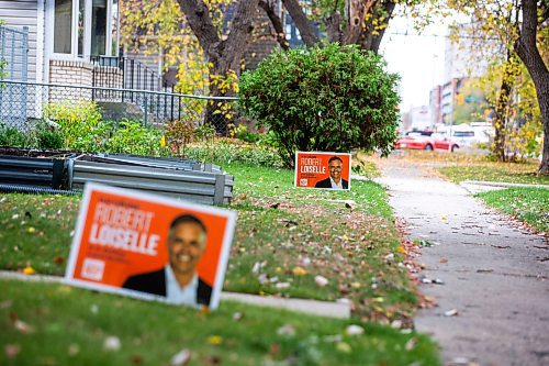 MIKAELA MACKENZIE / WINNIPEG FREE PRESS

Election signage on Goulet Street on Wednesday, Sept. 27, 2023. For Maggie story.
Winnipeg Free Press 2023.