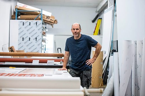 MIKAELA MACKENZIE / WINNIPEG FREE PRESS

Don Gaye, owner of The Sign Source, in his shop on Thursday, Sept. 28, 2023. For Maggie story.
Winnipeg Free Press 2023.