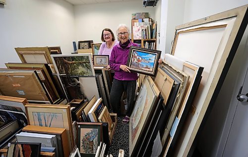 RUTH BONNEVILLE / WINNIPEG FREE PRESS

Philanthropy - Grand's and More Art Sale

Photo of Sharon Twilley, co-chair of Grands 'n' More (light purple) and  Jean Altemeyer, co-coordinator of the annual Art From the Attic event (purple), with some of the art that will be for sale Saturday. 

Sharon Twilley, co-chair of Grands 'n' More and  Jean Altemeyer, co-coordinator of the annual Art From the Attic event (purple) organize and pre-price over 2200 works of art for upcoming Art from the Attic sale taking place on Saturday. at St. Vital Centre. 


Story: Philanthropy. October is an important month for local grandmothers and their supporters. Grands n More Winnipeg, (part of the Stephen Lewis Foundation supporting grandmothers in Africa whose families were devastated by HIV/AIDS), wants the broader community to know about the desperate plight of African grandmothers and their orphaned grandchildren. 

Their annual Art From the Attic sale of over 2,200 pieces of donated art will take place October 15 at the St. Vital Centre.  The event sees art from donors across Winnipeg sold to help grandmothers in Africa who are raising grandchildren orphaned by the AIDS epidemic.

Story publication date: Saturday, September 30th, 2023 

Sept 29th, 2023

