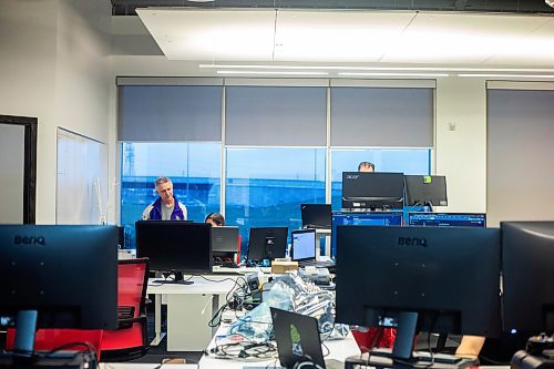 MIKAELA MACKENZIE / WINNIPEG FREE PRESS

Software developers work on agriculture autonomy projects at JCA Technologies (a large ag-tech operation) in their new space in Winnipeg on Monday, Oct. 2, 2023. For Martin Cash story.
Winnipeg Free Press 2023.