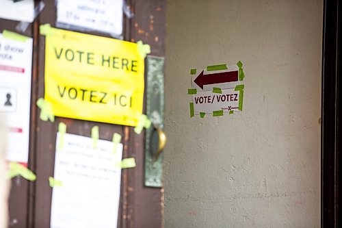 MIKAELA MACKENZIE / WINNIPEG FREE PRESS

The Knox United Church (Union Station) voting location on election day in Winnipeg on Tuesday, Oct. 3, 2023. For &#x460;story.
Winnipeg Free Press 2023.