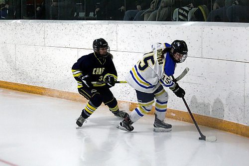 Marlie Rutherford, right, has 10 points in 10 games this season, including exhibition play. (Brandon Sun files)