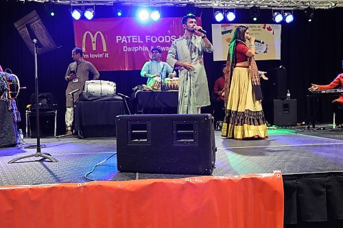 Yash Shah and his band (from India) performed at the festival. (Abiola Odutola/The Brandon Sun)