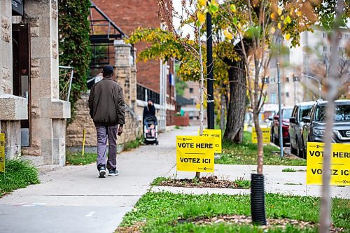 MIKAELA MACKENZIE / WINNIPEG FREE PRESS

The Knox United Church (Union Station) voting location on election day in Winnipeg on Tuesday, Oct. 3, 2023. For &#x460;story.
Winnipeg Free Press 2023.