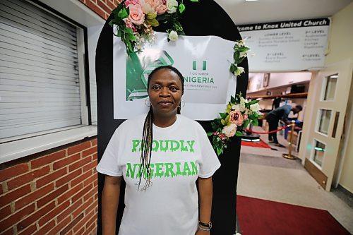 United Brandon Nigeria Association representative Abi Obafemi says many newcomers end up in low-paying "survivor" jobs. (Abiola Odutola/The Brandon Sun)