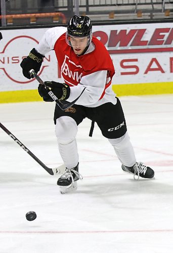 Brett Hyland wasn’t able to begin skating again until Canada Day after knee surgery in March, but did well at rookie camp and main camp with the Washington Capitals. (Perry Bergson/The Brandon Sun)
Oct. 17, 2023