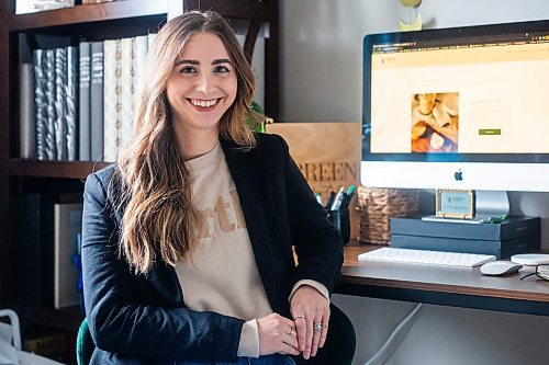 MIKAELA MACKENZIE / WINNIPEG FREE PRESS

Chanelle Lagass, founder of Evergreen Nourish Co (a nutritionist service with an environmental focus), in her home office in St. Agathe on Tuesday, Oct. 17, 2023. For Janine LeGal story.
Winnipeg Free Press 2023.