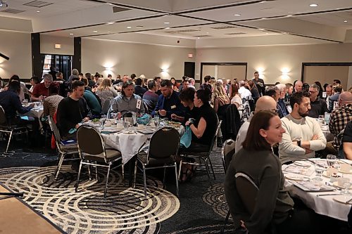 Cross section of local business operators at the Brandon Chamber of Commerce October Luncheon on Thursday. (Abiola Odutola/The Brandon Sun)