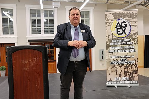 Provincial Exhibition of Manitoba general manager Mark Humphries. (Abiola Odutola/The Brandon Sun)