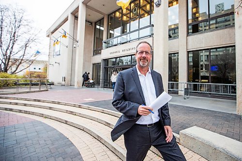 MIKAELA MACKENZIE / WINNIPEG FREE PRESS

Councillor John Orlikow, who has returned to work after a medical leave, at City Hall on Wednesday, Oct. 25, 2023. For Joyanne story.
Winnipeg Free Press 2023.