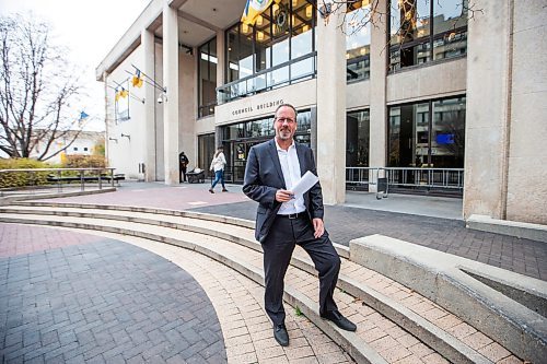 MIKAELA MACKENZIE / WINNIPEG FREE PRESS

Councillor John Orlikow, who has returned to work after a medical leave, at City Hall on Wednesday, Oct. 25, 2023. For Joyanne story.
Winnipeg Free Press 2023.