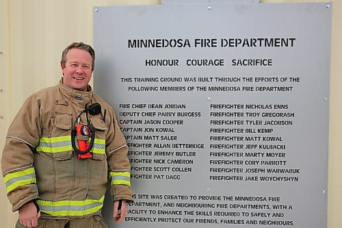 Fire Chief Dean Jordan expressed his enthusiasm for the new facility, highlighting the importance of a dedicated space for honing emergency response skills.  (Abiola Odutola/The Brandon Sun) 