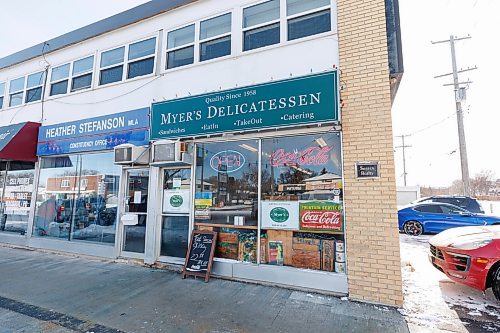 MIKE DEAL / WINNIPEG FREE PRESS
Harrison Steek, owner of Myer's Delicatessen (1842 Grant Ave) which is celebrating its 65th anniversary. 
See Gabby Piche story
231031 - Tuesday, October 31, 2023.