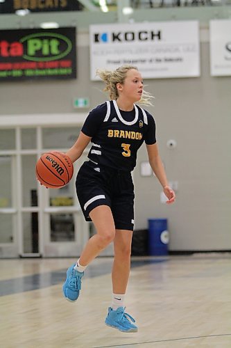 Piper Ingalls will start the 2023-24 Canada West women's basketball season with a left shoulder injury. (Thomas Friesen/The Brandon Sun)