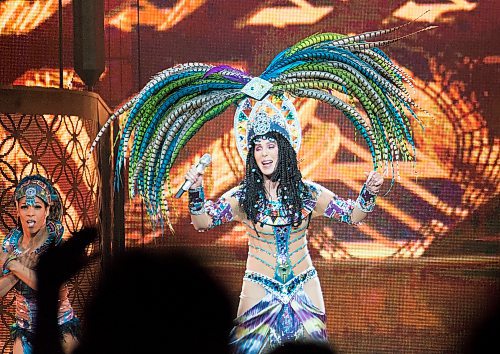 Cher performs at the MTS Centre. Sarah Taylor / Winnipeg Free Press