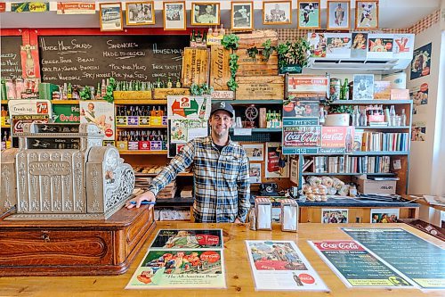 MIKE DEAL / WINNIPEG FREE PRESS
Harrison Steek, owner of Myer's Delicatessen (1842 Grant Ave) which is celebrating its 65th anniversary. 
See Gabby Piche story
231031 - Tuesday, October 31, 2023.