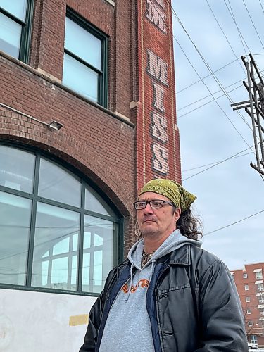 GABRIELLE PICHE / WINNIPEG FREE PRESS
Jason O’Neil has used shelters for the past decade. Siloam Mission needs more funding, he says.
