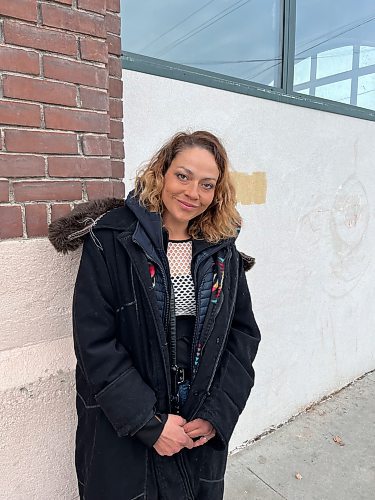 GABRIELLE PICHE / WINNIPEG FREE PRESS
Kathryn Myran, a shelter user, would like to see more counselors for Indigenous women and supports connecting people experiencing homelessness with resources.