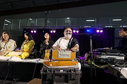 Indian musician Atul Purohit and his Rutumbhara group performed at the Pragati - The Indian Cultural Association's devotional fundraising event on Saturday. Photos: (Abiola Odutola/The Brandon Sun)