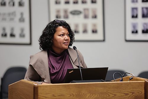 Shilpa Panicker of Watt Consulting Group told Brandon City Council on Monday that representatives from her firm are currently in the city to speak with Brandon Transit staff and study its operations as part of the early work in revising its service model. (Colin Slark/The Brandon Sun)