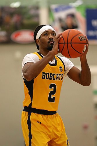 Jahmaal Gardner signed a professional contract on Thursday, hours before the Canada West men's basketball season opener, ending his time with the Brandon University Bobcats. (Thomas Friesen/The Brandon Sun) 