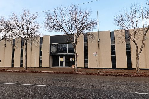 The former Brandon Sun building at 501 Rosser Ave. is now owned by Dingu Inc. (Abiola Odutola/The Brandon Sun)