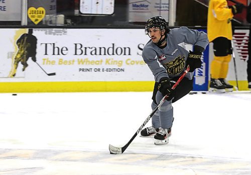 Matteo Michels builds his game around his ability to skate. (Perry Bergson/The Brandon Sun)
Nov. 14, 2023
