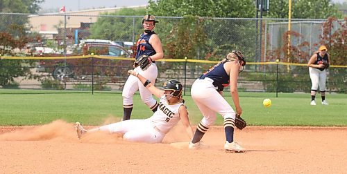 Jessie Henry, shown sliding into second base last summer, says the coaching she received with the Westman Magic has helped her game advance a long way. (Perry Bergson/The Brandon Sun)
Nov. 16, 2023