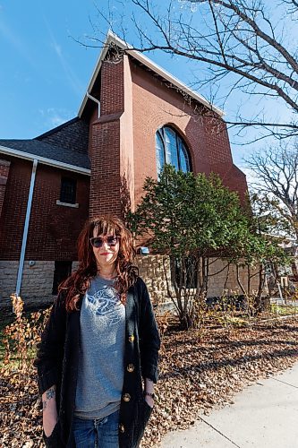 MIKE DEAL / WINNIPEG FREE PRESS
What was once Saint Philip's Anglican Church is now the Philips Square, 240 Tach&#xe9; Avenue. Writer Janine LeGal is a new tenant in one of the six apartments and shares what it&#x2019;s like to live in a newly intentionally designed space with sustainability at the forefront and a strong sense of historical and community features.
See Janine LeGal story
231114 - Tuesday, November 14, 2023.