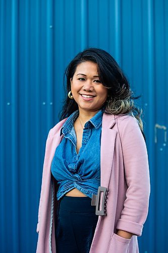 MIKAELA MACKENZIE / WINNIPEG FREE PRESS

Golda Ferrer poses for a photo at her work (a hair salon) on Wednesday, Nov. 15, 2023. A change in her memory was one of the first signs of perimenopause for Ferrer. For AV story.
Winnipeg Free Press 2023.