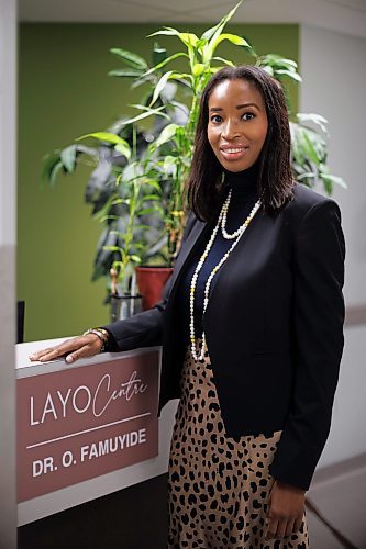 MIKE DEAL / WINNIPEG FREE PRESS
Dr. Omolayo Famuyide is the Medical Director and Founder of the Layo Centre, 633 Lodge Avenue. She is an expert in the area of women&#x2019;s health. 
See AV Kitching story
231116 - Thursday, November 16, 2023.