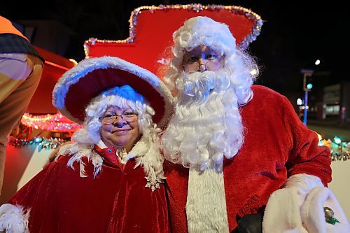 Mr and Mrs Santa Claus after the Brandon Santa Parade on Saturday. Photos: (Abiola Odutola/The Brandon Sun)