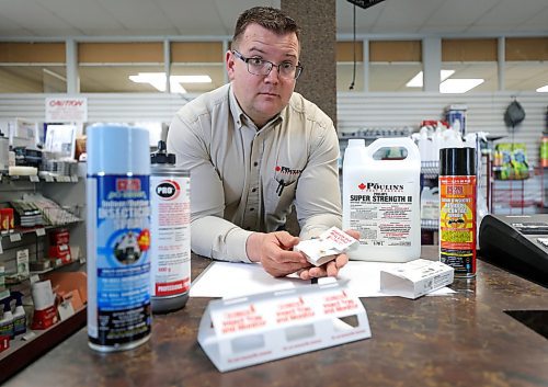 RUTH BONNEVILLE / WINNIPEG FREE PRESS

LOCAL - COCKROACHES 

PHOTO OF Lincoln Poulin, president of Poulin's Pest Control Services

For story about Cockroaches being  found at &#xc9;cole Sacr&#xe9;-Coeur School recently. 809 Furby St, Winnipeg, 


Chris.Kitching STORY 

Nov 20th,, 2023