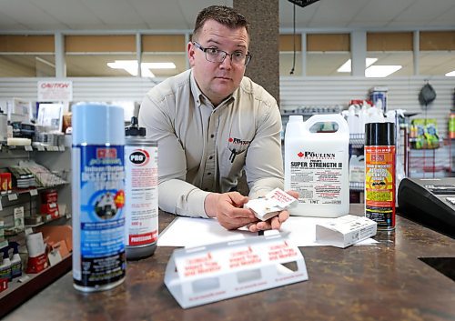 RUTH BONNEVILLE / WINNIPEG FREE PRESS

LOCAL - COCKROACHES 

PHOTO OF Lincoln Poulin, president of Poulin's Pest Control Services

For story about Cockroaches being  found at École Sacré-Coeur School recently. 809 Furby St, Winnipeg, 


Chris.Kitching STORY 

Nov 20th,, 2023