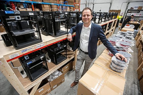 JOHN WOODS / WINNIPEG FREE PRESS
Adam Schmidt, president and founder of Activate, is photographed in his warehouse and manufacturing facility in Winnipeg Sunday, November  20, 2023. 

Reporter: gabby