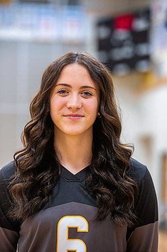 MIKAELA MACKENZIE / WINNIPEG FREE PRESS

Steinbach right side Sienna Driedger, who was named one of the top athletes in a varsity coaches poll, at Steinbach regional secondary school on Wednesday, Nov. 22, 2023. For Mike Sawatzky story.
Winnipeg Free Press 2023.